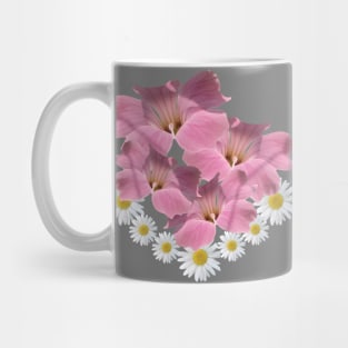 daisies pink blossoms blooms flower daisy Mug